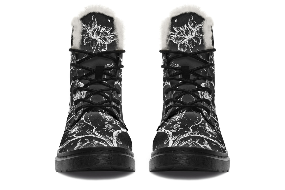 Black Night Stroll Winter Boots