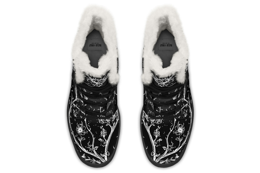 Black Night Stroll Winter Boots