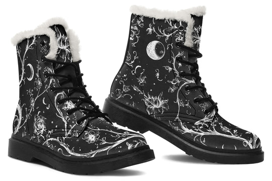 Black Night Stroll Winter Boots