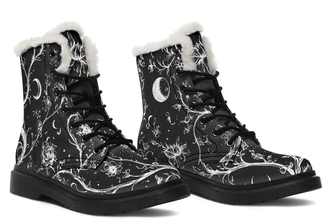 Black Night Stroll Winter Boots