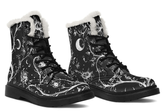 Black Night Stroll Winter Boots