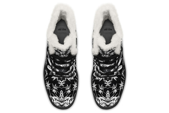 Black Tangle Winter Boots