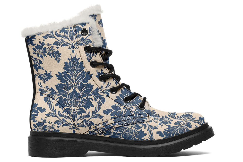 Blue Faded Regal Winter Boots