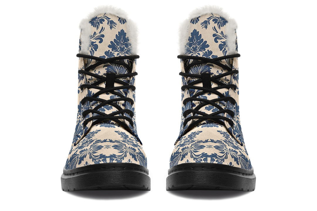 Blue Faded Regal Winter Boots