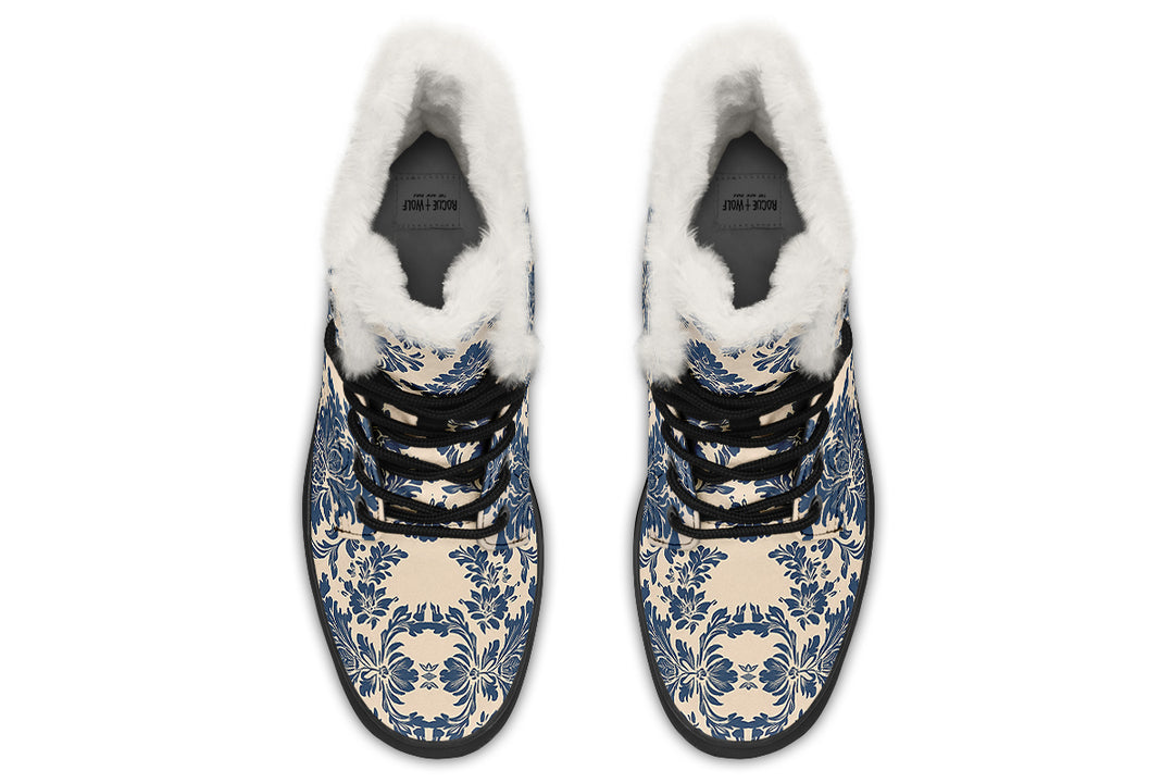 Blue Faded Regal Winter Boots