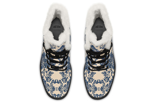 Blue Faded Regal Winter Boots