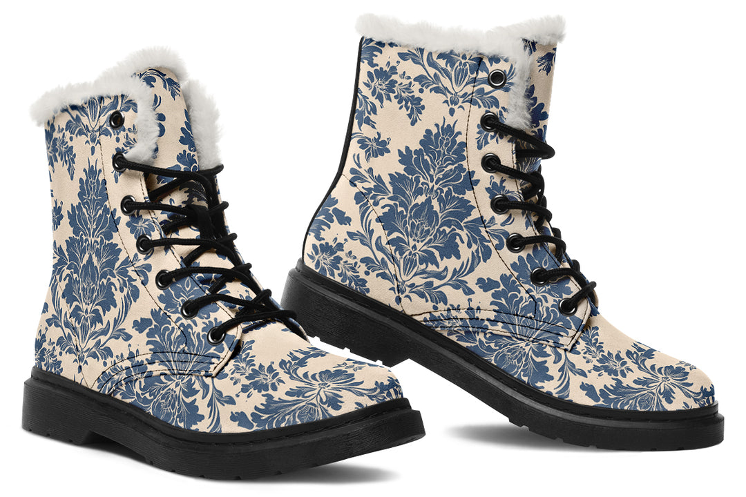 Blue Faded Regal Winter Boots