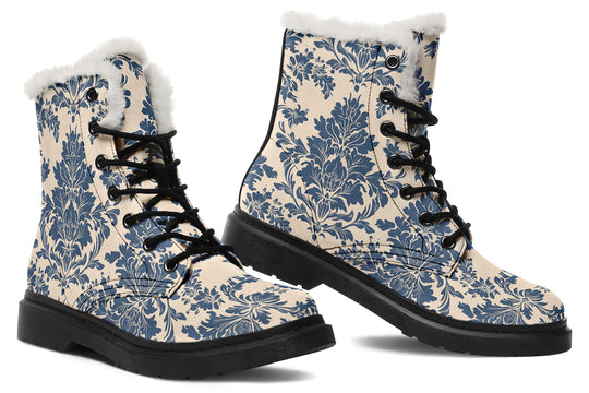 Blue Faded Regal Winter Boots