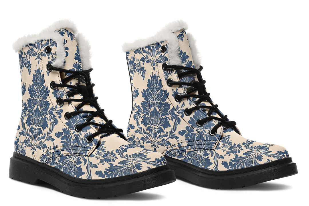 Blue Faded Regal Winter Boots