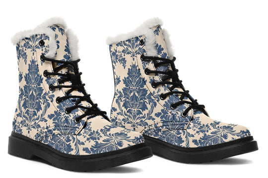 Blue Faded Regal Winter Boots