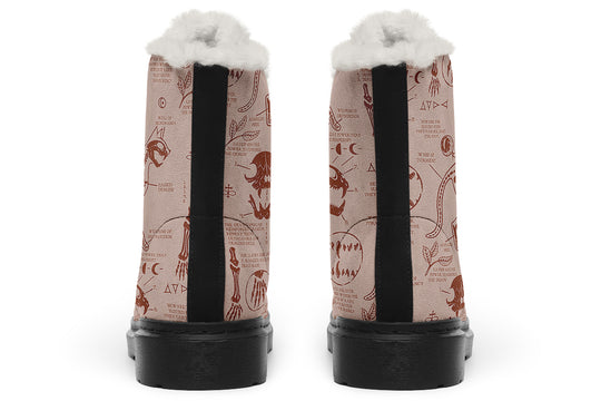 Blush Cat Study Winter Boots