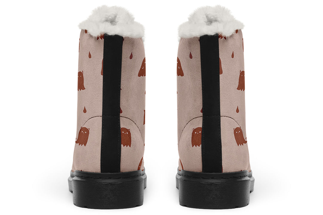 Blush Ghost Party Winter Boots