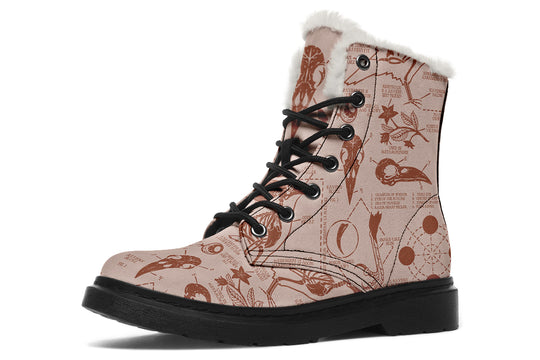 Blush Raven Study Winter Boots