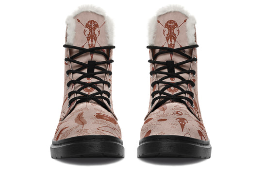 Blush Raven Study Winter Boots