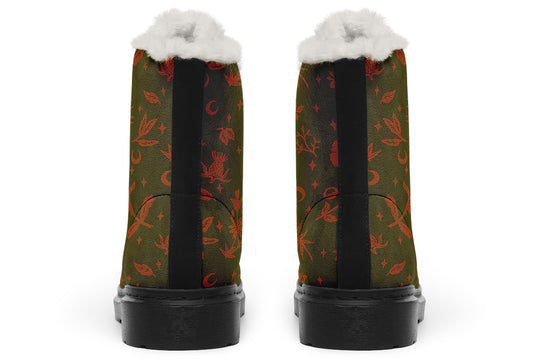 Bracken Green Witch Winter Boots