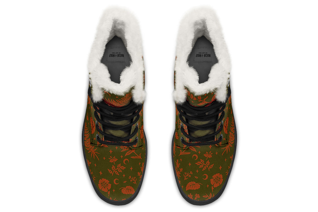 Bracken Green Witch Winter Boots