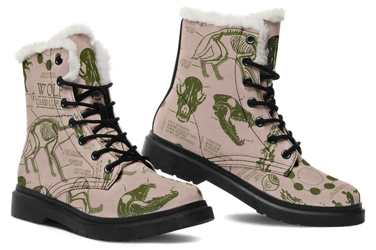 Budding Wolf Study Winter Boots