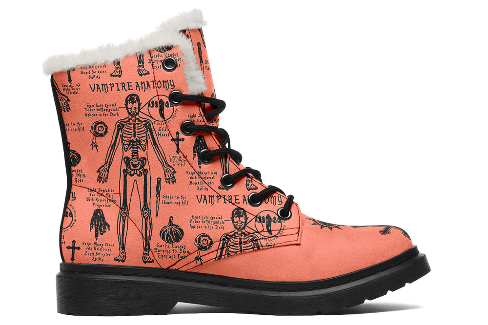 Coral Vampire Study Winter Boots