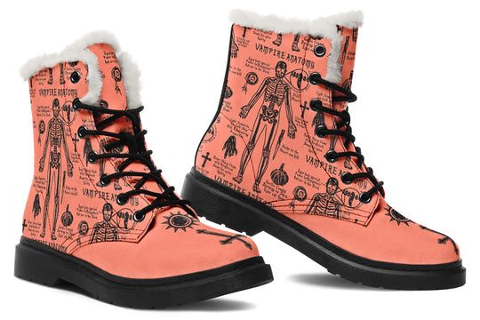 Coral Vampire Study Winter Boots