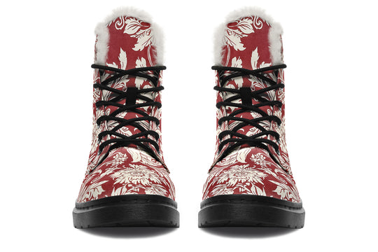 Crimson Old Glory Winter Boots