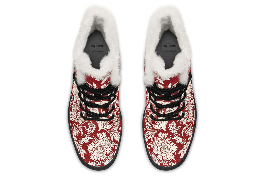 Crimson Old Glory Winter Boots