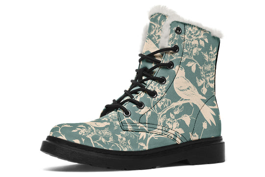 Dark Sage Aviary Winter Boots