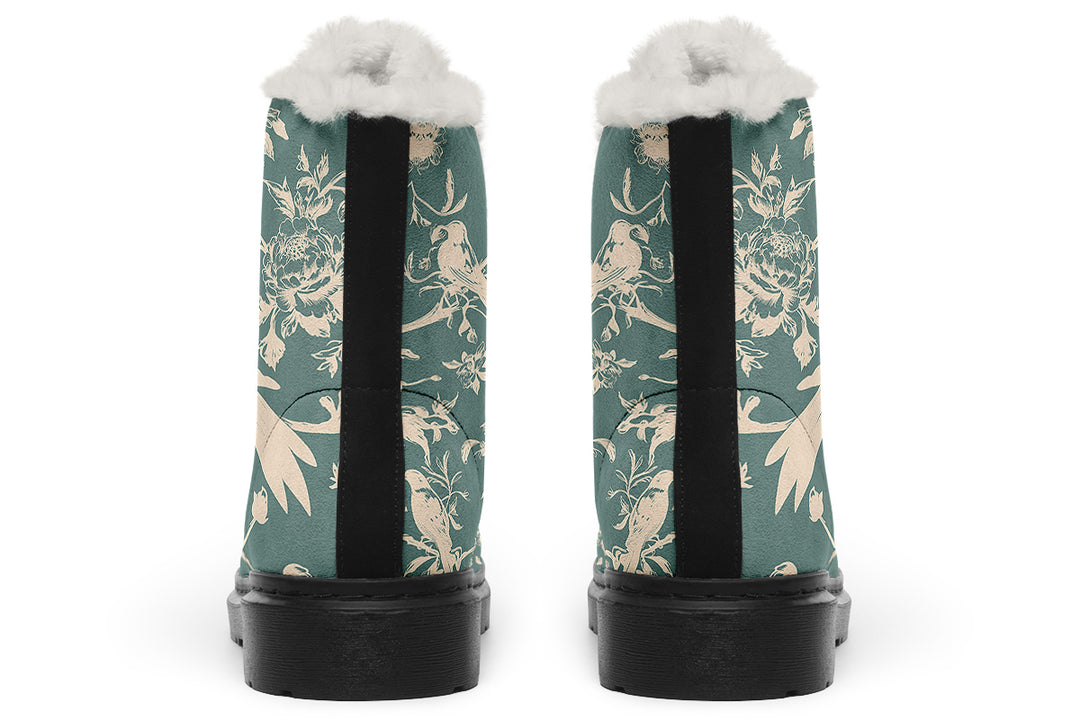Dark Sage Aviary Winter Boots