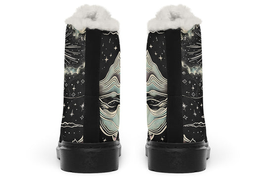 Dawn Star Winter Boots - High-Quality Nylon Footwear Water Resistant Vibrant Print Toasty Lined