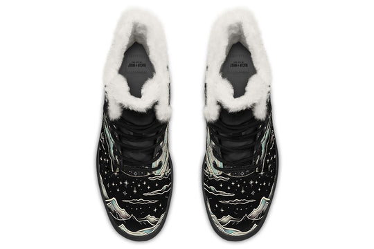 Dawn Star Winter Boots - High-Quality Nylon Footwear Water Resistant Vibrant Print Toasty Lined