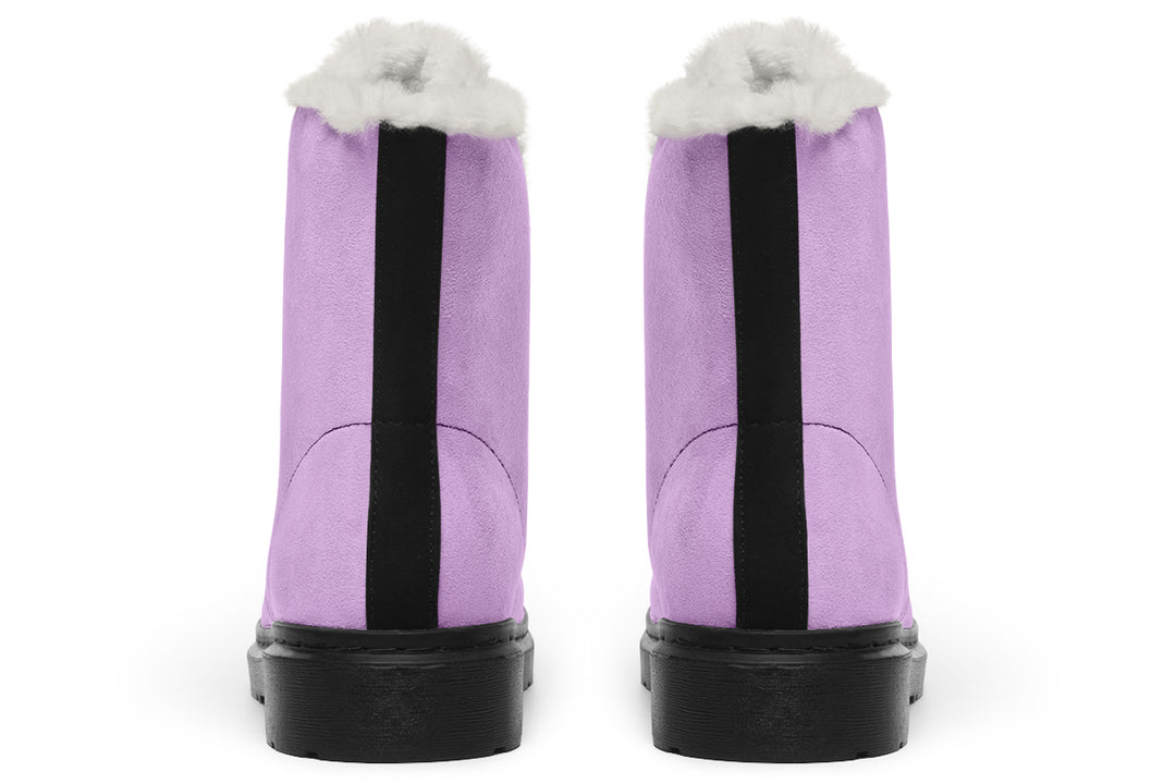 Digital Lavender Winter Boots - Comfortable Warm Lined Durable Nylon Weatherproof Stylish High-Quality