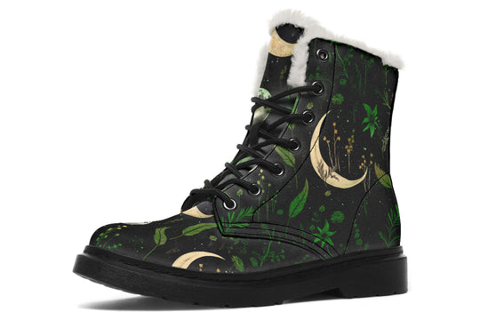 Emerald Moonlit Botanica Winter Boots