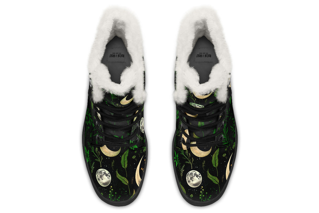 Emerald Moonlit Botanica Winter Boots