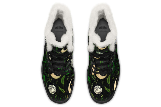 Emerald Moonlit Botanica Winter Boots