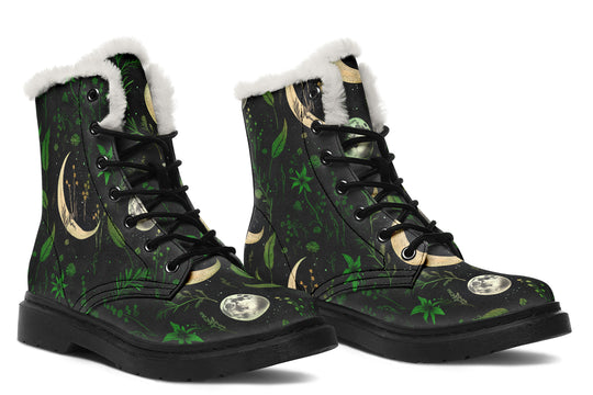 Emerald Moonlit Botanica Winter Boots