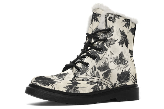 Faded Leaves Winter Boots
