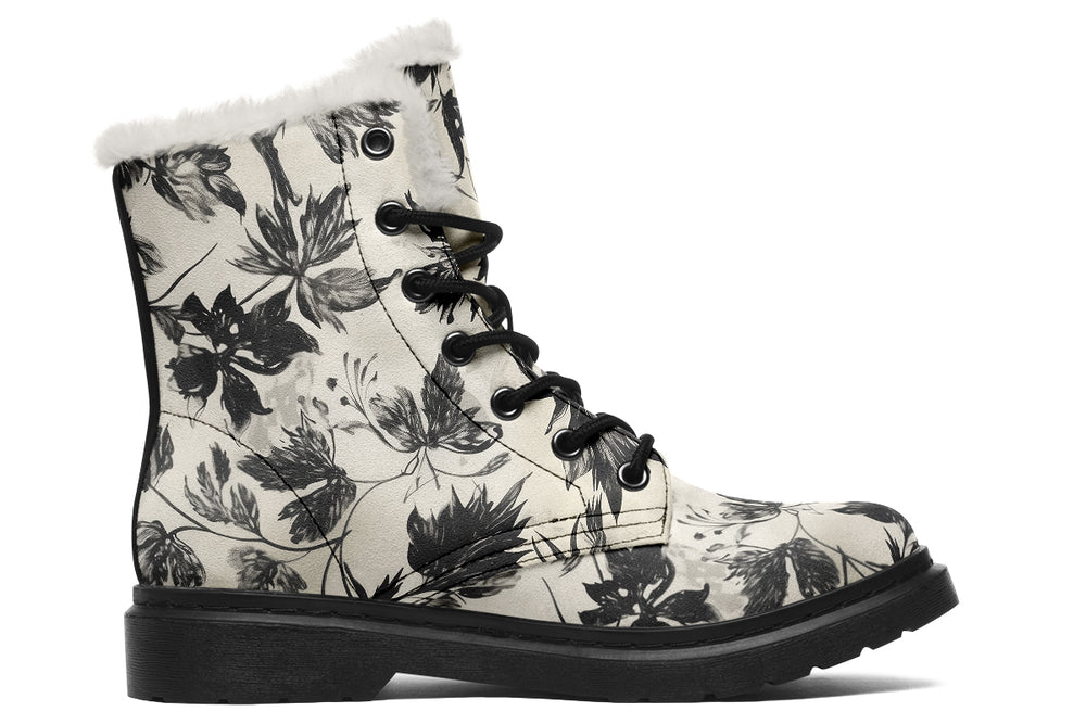Faded Leaves Winter Boots