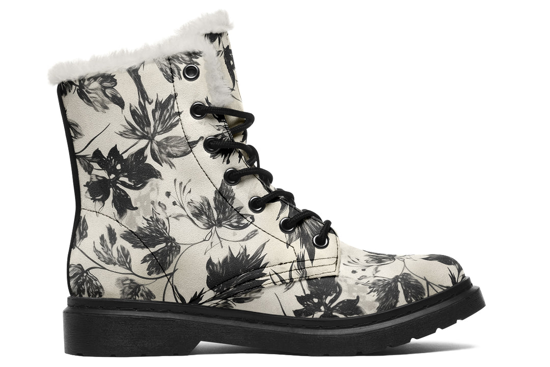 Faded Leaves Winter Boots
