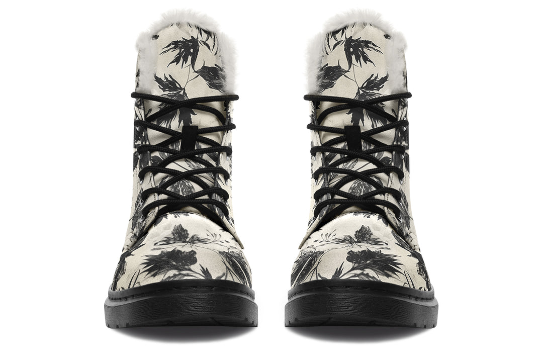 Faded Leaves Winter Boots