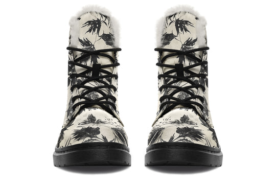Faded Leaves Winter Boots