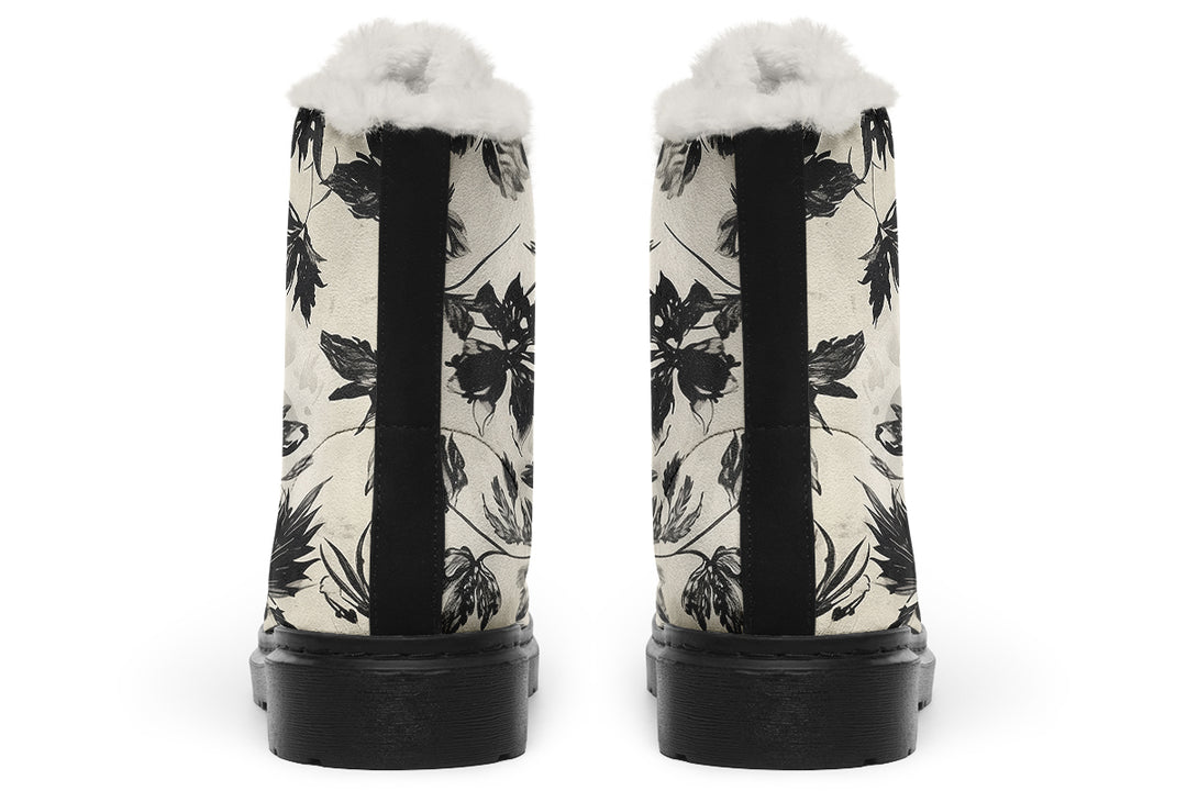Faded Leaves Winter Boots