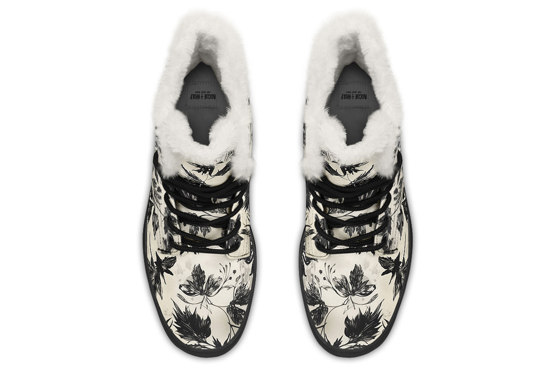 Faded Leaves Winter Boots