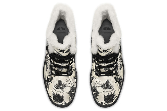 Faded Leaves Winter Boots