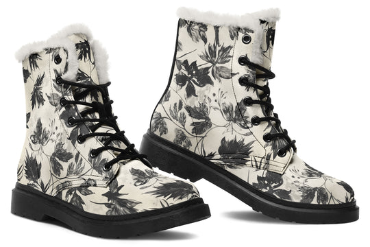 Faded Leaves Winter Boots
