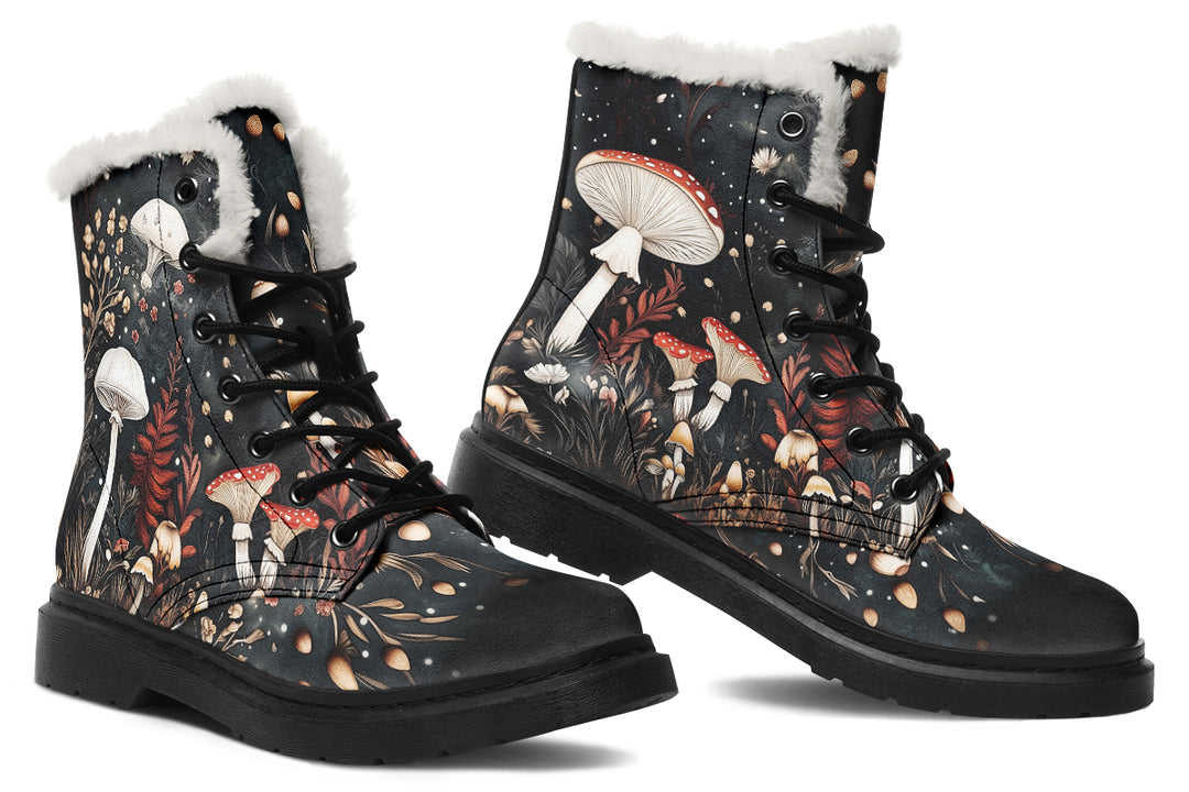 Faery Fungi Winter Boots