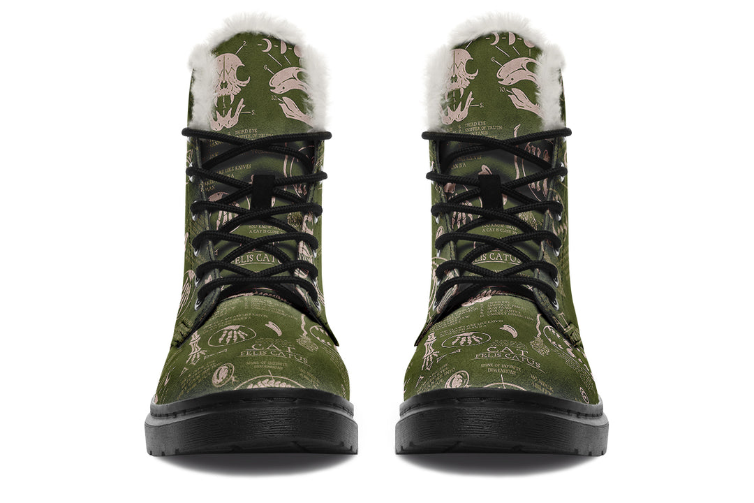 Fern Cat Study Winter Boots