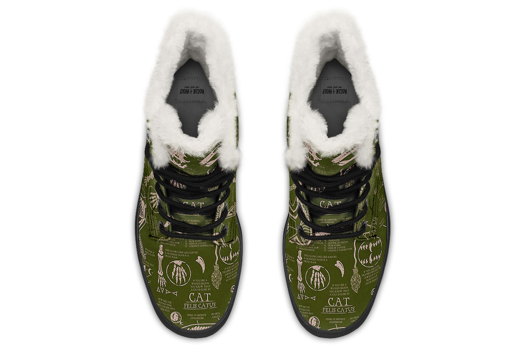 Fern Cat Study Winter Boots