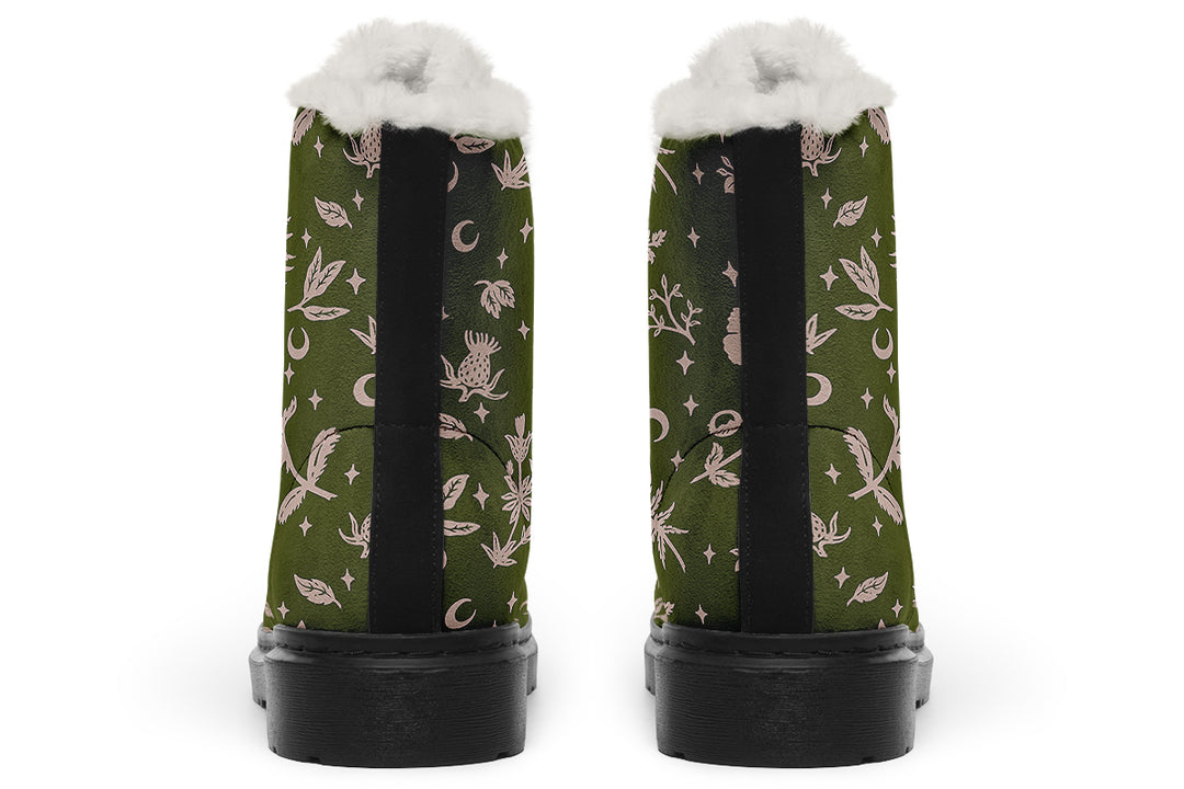 Fern Green Witch Winter Boots