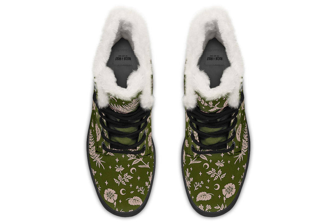 Fern Green Witch Winter Boots