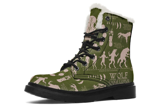 Fern Wolf Study Winter Boots