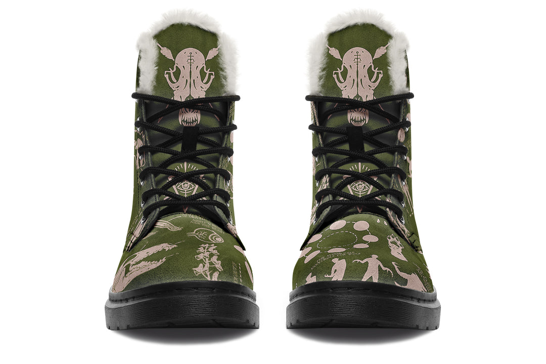 Fern Wolf Study Winter Boots